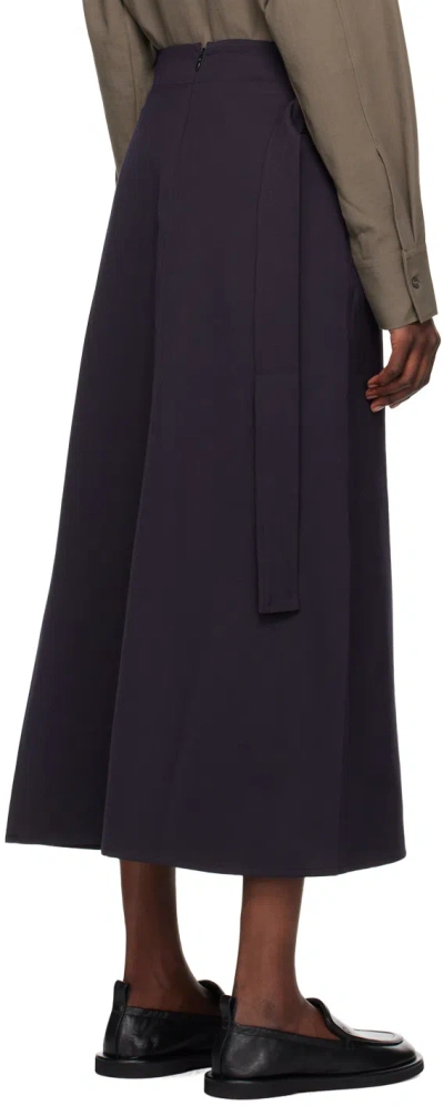Studio Nicholson Bassi Midi Skirt In Black