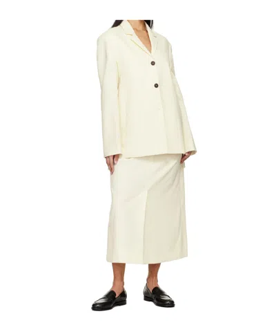 Studio Nicholson Off-white Weston Blazer In Neutral