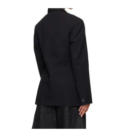 Studio Nicholson Weston Single-breasted Blazer In Black