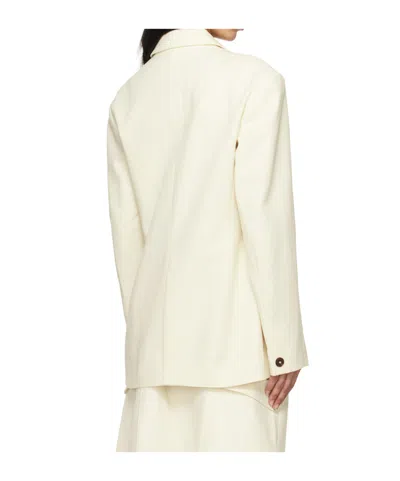 Studio Nicholson Off-white Weston Blazer In Neutral