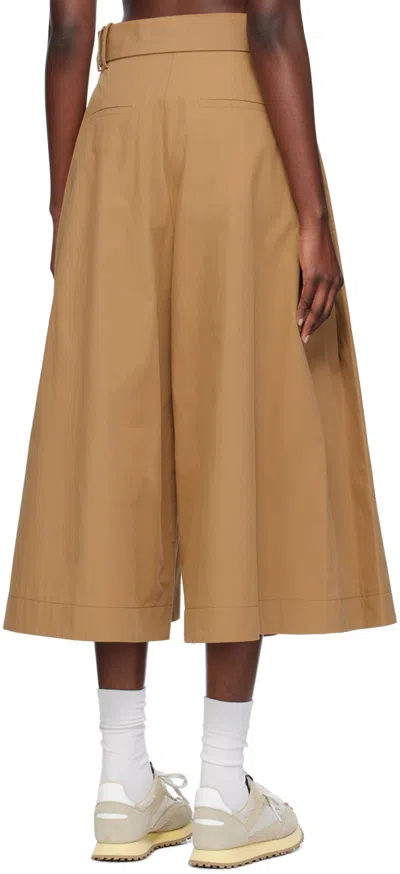 Studio Nicholson Drawstring Casual Pants In Brown