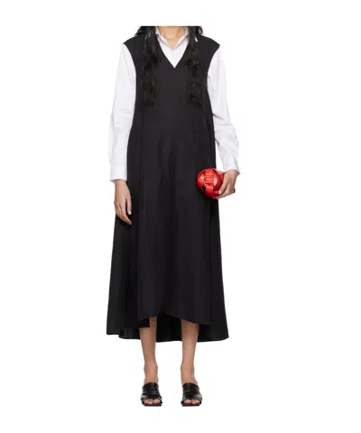Studio Nicholson Beck Maxi Dress In Black
