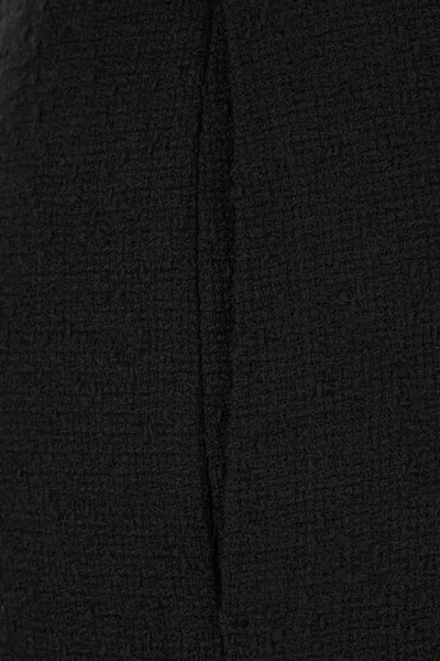 Patou Iconic Tweed Long Trousers In Black