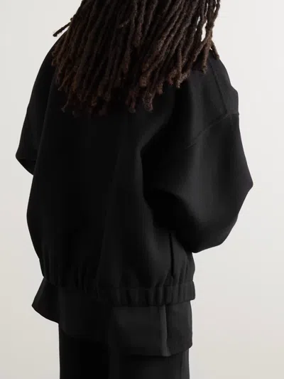 Fear Of God Lapel Long Sleeve Casual Jacket In Black