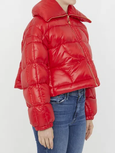 Patou Zippered Short Down Jacket
