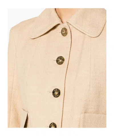 Patou Tailored Tweed Blazer With Structured Shoulders