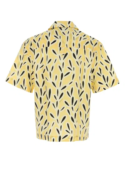 Jacquemus La Chemise Jean In Yellow