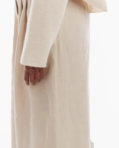Giorgio Armani Wide-legged Linen Trousers In White