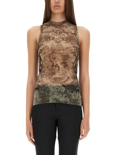 Jean Paul Gaultier Tank Top Médaillon