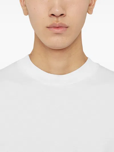Jil Sander Logo Print T-shirt In White