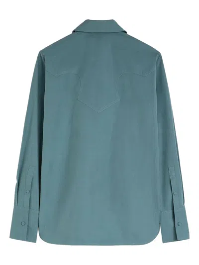 Jil Sander Women's Camisa Corbata Shirt In Blue