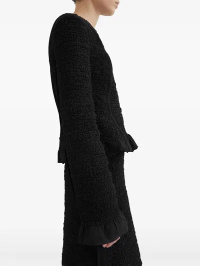 Jil Sander Strukturierte Jacke In Black