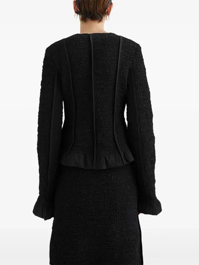 Jil Sander Strukturierte Jacke In Black
