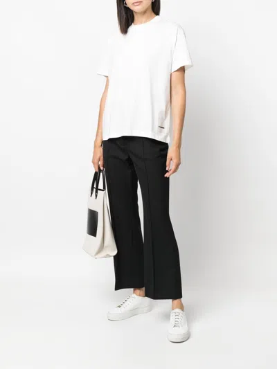 Jil Sander White Logo Pack Of 3 Organic Cotton T-shirt In White