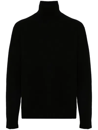 Jil Sander Wool Sweater In Black