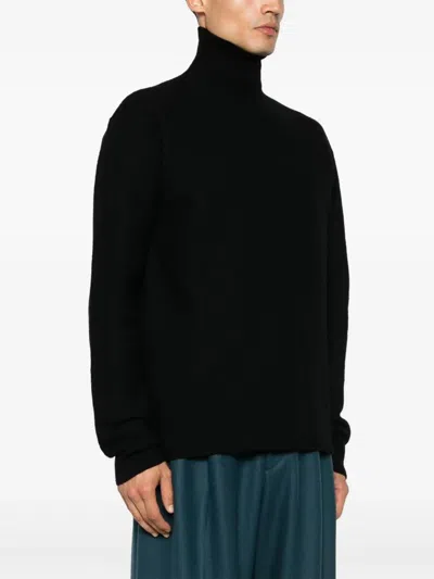 Jil Sander Wool Sweater In Black