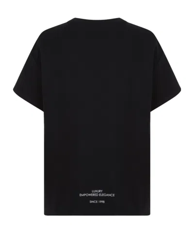 Elisabetta Franchi Logo-plaque Pocket Top In Black