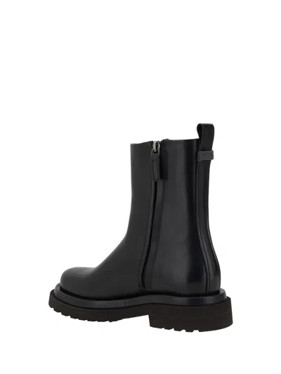 Brunello Cucinelli Round Toe Short Boots