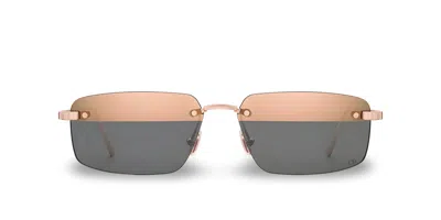 Dior Eyewear C S4u Rectangular Frame Sunglasses In Neutral