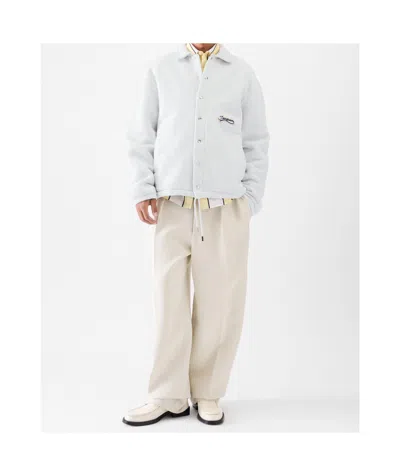 Jacquemus Long Sleeve Casual Jacket In White