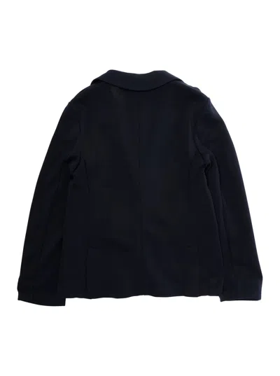 Emporio Armani Single-breasted Blazer In Blue