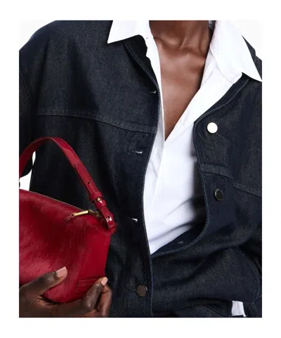 Emporio Armani Long Sleeve Denim Jacket In Blue