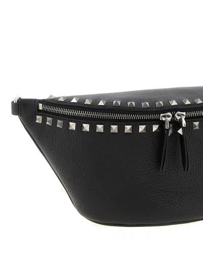 Valentino Pebbled Stud Leather Belt Bag