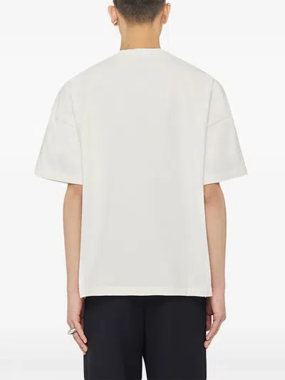 Jil Sander Men Printed T-shirt In White