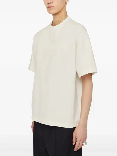 Jil Sander Men Printed T-shirt In White