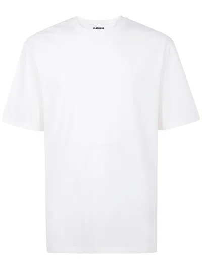 Jil Sander Crew Neck Graphic Print T-shirt Short Sleeves