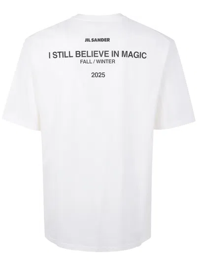 Jil Sander Crew Neck Graphic Print T-shirt Short Sleeves