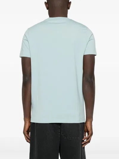 Karl Lagerfeld Slogan-embossed T-shirt In Blue