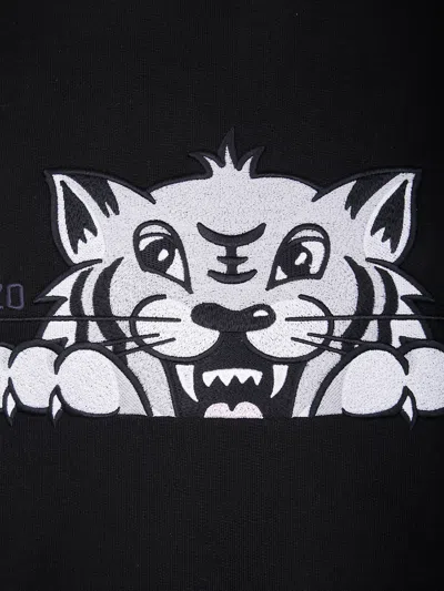 Kenzo Sweatshirt With A Distinctive Tiger Head In Black