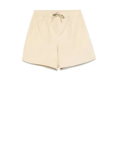 Kenzo Beige Cotton Clothing Shorts In Neutral