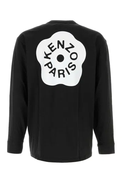 Kenzo Crew Neck Graphic Print Long Sleeves T-shirt