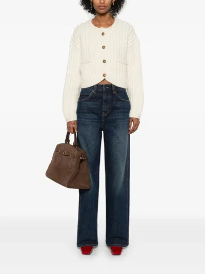 Khaite Bonnie Mid-rise Boyfriend Jeans In Blue