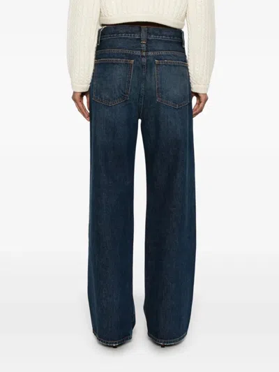 Khaite Bonnie Mid-rise Boyfriend Jeans In Blue