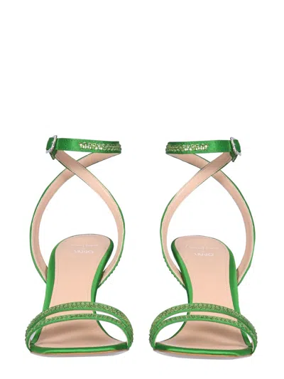 Liu •jo Liu Jo Camellia Sandals In Green