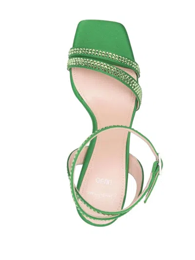 Liu •jo Liu Jo Camellia Sandals In Green
