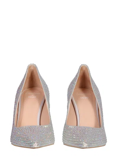 Liu •jo X Leonie Hanne Crystal-embellished 100mm Pumps In White
