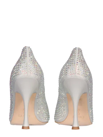 Liu •jo X Leonie Hanne Crystal-embellished 100mm Pumps In White