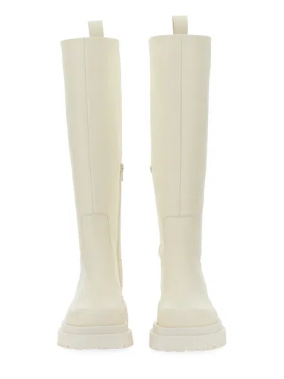Liu •jo Liu Jo Leather Boot In Animal Print