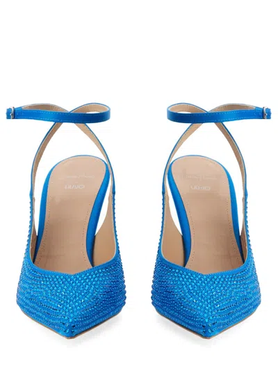 Liu •jo Liu Jo Satin Slingback In Blue