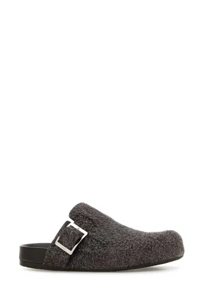 Loewe Ease Buckle Mule In Dark Brown In Brown