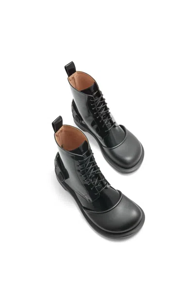 Loewe Leather Lace-up Boots
