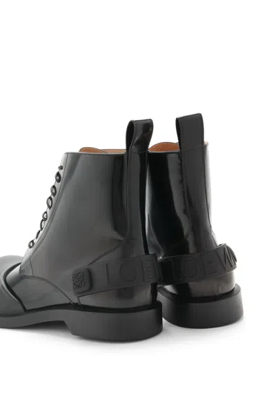 Loewe Leather Lace-up Boots