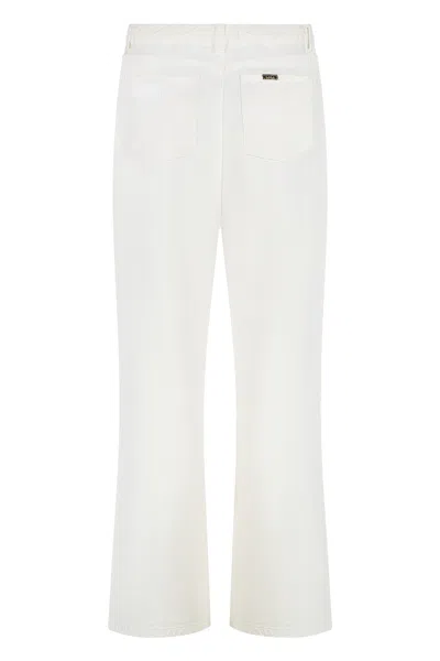 Lois Paloma Wide-leg Jeans In White