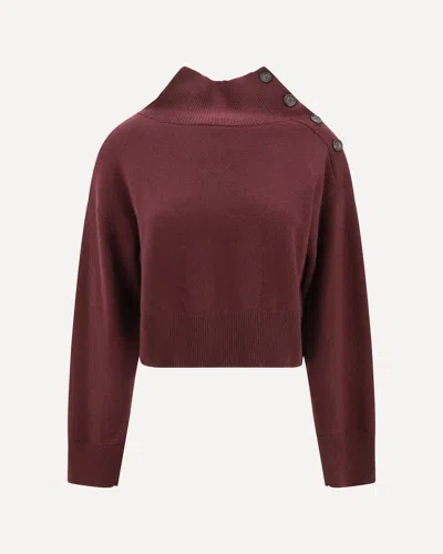 Brunello Cucinelli Cashmere Cropped High-neck Sweater