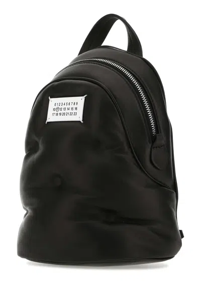 Maison Margiela Black Nappa Leather Mini Glam Slam Backpack