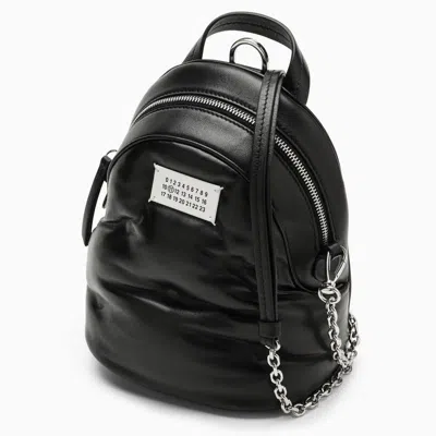 Maison Margiela Black Nappa Leather Mini Glam Slam Backpack